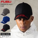 FUBU フブ キャップ 帽子 メンズ レディース fam-62902 ベースボールキャップ ローキャップ つば刺繍 スクリプトロゴ 刺繍 バイザー刺繍 6パネル アジャスター付 ストリート ヒップホップ ダンス カジュアル FREE 2026FW Karlas