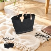 Butler Verner Sails バトラーバーナーセイルズ モールドレザーセルビッチキャンバス ランチトート[トートバッグ バッグ レディース メンズ ミニトート おしゃれ キャンパスバッグ 小さめ ハンドバッグ 帆布 日本製 本革] 1-2W