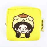 サンリオ ポムポムプリン ×モンチッチ サガラ刺繍ミニポーチ Sanrio