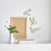 壁掛け ウォールデコ ハト 鳥 雑貨 アンティーク調 レトロ インテリア オブジェ ウォールアート 壁面装飾 飾り おしゃれ シャビーシック 北欧風 ナチュラル ギフト プレゼント セトクラフト