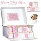 スイートピンク 焼き菓子 紅茶 詰め合わせ ギフト BOX 3種4個入 計40セット クッキー パイ スイーツ 個包装 紅茶ティーバッグ【北海道・沖縄県・離島 配送不可】