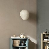 ferm LIVING ファームリビング Kurbis カービス ランプシェード S 高さ40cm (シェードのみ） 引っ掛けシーリング北欧 ランプシェード 天井照明 ペンダントライト シェードのみ 和紙 和モダン シェード 1灯