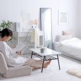 センターテーブル 80cm幅 ナチュラル ブラウン マーブルホワイト 大理石柄 木目調 収納棚付きテーブルおしゃれ 北欧 モダン スタイリッシュ コンパクト 省スペース コーヒーテーブル リビングテーブル 机 さらに 天板下には便利な棚付きで スチール 新生活