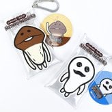 おさわり探偵 なめこ栽培キット ぷっくりクリアポーチ