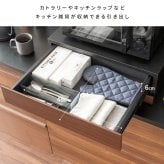 レンジ台 キッチン収納 レンジ下トレー Avenir（アベニール）オーブンレンジ置き レンジラック キッチンキャビネット キッチンラック レンジボードスライドトレー スライドテーブル 引き出し 台所収納 炊飯器ラック キッチンテーブル ブラウン ブラック