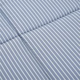 敷布団 シングル 西川 敷き布団 ホコリが出にくい 3層構造 三層 固綿 100×210cm シングルロング ベーシック スリーピュア ストライプ 新生活に 4.1kg 1枚でもお使いいただけます グレー ベージュ ポリエステル 敷きふとん 寝具