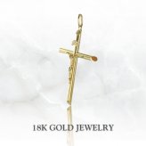 18金 ペアネックレス カップル 親子 姉妹 女友達 お揃い ペア 十字架 キリスト クロス ネックレス K18 18K 45cm ゴールド お守りジュエリー 金 誕生日 結婚記念日 プレゼント 夫婦 両親 ペアギフト ペアルック ペンダント ペアアクセサリー ランキング お祝い クリスマスプレゼント