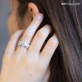 ペアリング 2本セット ハワイアンジュエリー 刻印 無料 誕生石入れ可 指輪 6号～29号 太め 幅約7.5mm シルバー925 ギフト対応可 ピンキーリング 大きいサイズ ハワイアンジュエリー リング カップル 夫婦 プレゼント ハロウィン 【品番：SR203P】