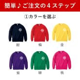 【 送料無料 】【 名入れ 八福 デザイン トレーナー 】 セミオーダー カスタマイズ プリント 綿100％ スウェット おしゃれ着 部屋着 レトロ 和風  父の日 プレゼント 還暦祝い 男性 女性  退職祝い おもしろ 敬老の日 喜寿