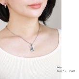ハワイアンジュエリー ペアネックレス 金属アレルギー 対応 純チタン 刻印 無料 誕生石 イニシャル Sサイズ チェーン 長さ選べる ステンレスより軽く肌に優しい カップル プレゼント ハロウィン 【品番：CG-TIP409SP】