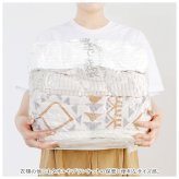 圧縮袋 衣類 通販 真空 服 真空圧縮袋 圧縮ボックス 衣装ケース 押すだけ ポンプ不要 掃除機不要 衣替え 収納 整理 整頓 収納グッズ 便利 子供服 タオルケット ブランケット