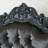 輸入家具 シングルチェア アンティーク ダイニングチェア ロココ調家具 バロック調 彫刻家具 プリンセス 姫系 ヨーロピアン フランス かわいい おしゃれ イタリア デザイナーズ 本物の高級感 店舗什器 新生活