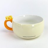 トムとジェリー フィギュア付きスープカップ ジェリーとチーズ スープマグ 食器