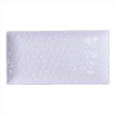 旅籠 長角皿 白 24.5×13cm 320g ホワイト 長角 プレート 網代 刺身皿 ホームパーティー おしゃれ インスタ映え 角皿 皿 食器 白磁 陶器 日本製 美濃焼 和食器 小田陶器 食洗器対応 ギフトカード対応