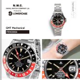 ナバルウォッチ NAVAL WATCH Produced By LOWERCASE ローワーケース FRXD004 腕時計 メンズ 自動巻き GMT