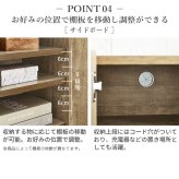 ローボード テレビ台FV 幅120cm 板戸扉＋キャビネットFV 幅120cm セット テレビボード TVボード サイドボード 国産 日本製 セミ完成品 収納 大容量 ナチュラル ウォールナット ブラウン ホワイト 木製
