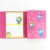 おジャ魔女どれみ パタパタメモ おジャ魔女×サンリオキャラクターズ メモ帳 ピンク グッズ