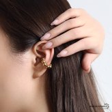 ステンレス つぶつぶイヤーカフ シンプル メタルイヤーカフ かわいい ビーズ つやつや ゴールド 18KGP 片耳1点 プチプラ 耳の穴不要 痛くない レディース 女性 金属アレルギー対応フェイクピアス ノンホール イヤリング