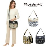 【Manhattaner's】71-2472 2WAYバッグ ショルダー かばん ショルダー 斜め掛け バッグ マンハッタナーズ ブラック ベージュ レディース おしゃれ 可愛い かわいい 個性的 使いやすい 普段使い 日常使い 母の日