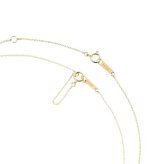 【無料ラッピング】  ヨンドシー 4℃ EAU DOUCE４℃ K18イエローゴールド ネックレス ダイヤモンド ブランド 正規品 新品 ギフト プレゼント 人気 おすすめ 誕生日 記念日 クリスマス 送料無料