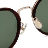 マックスマーラ サングラス MAX MARA MM0147-K/S 52A 54 サングラス ノーズパット MM0147K-52A-54 ハバナ グリーン ユニセックス
