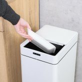 除菌消臭センサーダストボックス 45L ブラック・ホワイト 2色展開 収納ラック オープンラック シェルフ 整理棚 収納家具 おしゃれ シンプル 新生活 インテリア 不二貿易