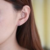 【無料ラッピング】  カナルヨンドシー Canal 4℃ ピアス K10 ホワイトゴールド ピアス ルビー ダイヤモンド レディース ブランド 正規品 新品 ギフト プレゼント 人気 おすすめ 誕生日 記念日 クリスマス 送料無料