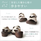 レディース サンダル リゲッタ R2682 グミサンダル Re:getA グミソール グミインソール バックベルト ウェッジソール 軽量 歩きやすい ゆったり 幅広 甲高 疲れにくい 履きやすい おしゃれ かわいい シンプル 日本製 女性 母 妻 彼女 誕生日 母の日 プレゼント ギフト