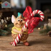 ガス キャンディケイン ミニ 8.5cm シンデレラ クリスマス | ディズニー トラディションズ ジムショア グッズ フィギュア 人形 置物 彫刻 Jim Shore 正規輸入品
