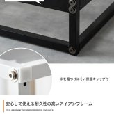ベッド 寝具 シングル マットレス付 ノック すのこ パイプ ロー フロア フレーム マットレス付き ポケットコイル ヘッドボードなし コンパクト 省スペース 通気性 幅97 シンプル 一人暮らし