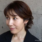 ステンレス 太幅 C型 フープピアス 2カラー レディース アクセサリー ぷっくり ボリューム 艶感 曲線 シンプル 存在感 大人可愛い おしゃれ 上品 カジュアル きれいめ モード ベーシック 耳元 顔周り 両耳用2点セット