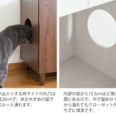 ラック あす楽 キャットトイレクローゼット 猫トイレ収納 隠す おしゃれ 家具 目隠し ペット用品 ねこ カバー 棚 収納棚 トイレ収納 猫砂飛散防止 ブラウン 猫用トイレ ナチュラル ホワイト 新生活