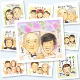 喜寿祝い 似顔絵 ギフト 手描き 贈り物 名入れ プレゼント 喜寿 誕生日 長寿 77歳 長寿祝い 両親 家族 お父さん お母さん 名入れ 修正無料 下書き確認 喜ばれる 似てる そっくり かわいい 思い出 77歳 長寿祝い クリスマス 同窓会 オーダーメイド 感激 節目 色紙 闘病中の方への励まし 二次会 感謝 バレンタインデー 大人数 応援 キレイ 卒寿祝い