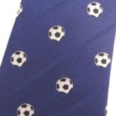 【富士桜工房】ネクタイ・サッカー・紺・ネイビー・富士桜工房・日本製シルクジャカードの和風ネクタイ