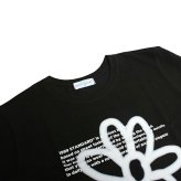 1989スタンダード 1989 STANDARD Tシャツ SISSTD-0034-BLACK-XL ユニセックス ブラック BW FLOWER Tシャツ Cool Cotton Oversized Fit Tシャツ