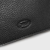 パイプポーチ 黒 2本用 CHACOM ファスナー ポケット フラップ仕様 喫煙具 合皮製 タバコ 収納 皮 シャコム ブラック おしゃれ かっこいい メンズ 高級 ギフト プレゼント