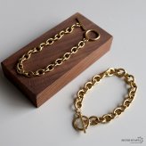 ステンレス マンテル チェーンブレスレット 幅2タイプ 2サイズ レディース あずき カットなし 幅6mm 8mm オーバル 丸み シンプル ベーシック カジュアル きれいめ 上品 アクセサリー 重ね付け デイリー 金属アレルギー対応