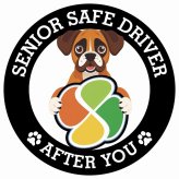 カーサイン 高齢者マーク SENIOR SAFE DRIVER ボクサー ステッカー シール 直径13cm 肉球 日本製 車
