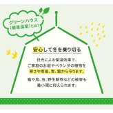 ガーデン エクステリア 木製窓付グリーンハウス （温室） 「OWN」（オウン） GRH45DGR 温室 木製 ウッド 簡易 観葉植物 多肉植物 園芸 おしゃれ 飼育 ケース 保温