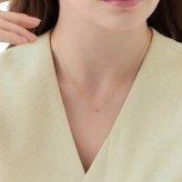 【無料ラッピング】  ヨンドシー 4℃ EAU DOUCE４℃ K10イエローゴールド ネックレス ピンクトルマリン ブランド 正規品 新品 ギフト プレゼント 人気 おすすめ 誕生日 記念日 クリスマス 送料無料