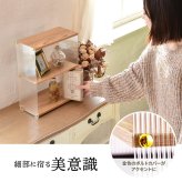 アクリル　収納棚　3段 ONLS0348 アクリル収納 リビング収納 シンプルスタイル モダン 角型 アクリル ラック アクリルラック 透明ラック クリアラック ディスプレイラック幅32cm 奥行15cm 高さ39.5cm
