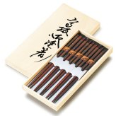 糸巻箸揃　黒　木箱入 インテリア 漆器 盆 カタログギフト 景品 粗品