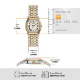 フォッシル FOSSIL 腕時計 メンズ HARLOW アナログ ツートーン ステンレススチールウォッチ FS6212【2026 新作】