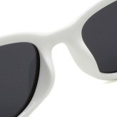 グッチ GUCCI サングラス グローバルフィット アイウェア UVカット レクタンギュラー GG1661S-003 メンズ レディース ユニセックス ホワイト+グレー 国内正規品
