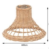 照明 ライト ランプシェード ペンダントランプ ペンダント 藤製 天井 インテリア 器具 吊り下げ リビング おしゃれ リゾート ナチュラル