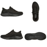 スケッチャーズ スニーカー レディース スリップインズ Slip-ins: Contour Foam - Cozy Fit スリップインズ コンツアーフォーム - コージーフィット ハンズフリー スリッポン 靴 ノーマル幅 白 黒 ホワイト ブラック 快適 SKECHERS 150404