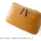 牛革 ショルダーバッグ レディース 日本製 本革 HALEINE シュリンク レザー ボディバッグ 斜めがけ ブランド かばん 大人 革 きれいめ 本革 ギフト プレゼント 4FB (07000408r)