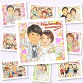 結婚記念日のプレゼントに、大切な贈り物だから心を込めて仕上げます。相談しながら作れる、あたたかな似顔絵ギフトです。 ギフト 似顔絵 結婚記念日 プレゼント 名入れ 贈り物 手描き 結婚記念日 結婚10周年 結婚30周年 記念日 周年記念 金婚式 両親 夫婦 家族 修正無料 下書き確認 名入れ 実績多数 サプライズ 親孝行 そっくり 記念日 親孝行 結婚記念日 感謝 周年 卒寿祝い 大量注文 感激