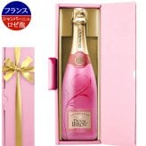 結婚祝い シャンパンギフト 1本【無料 ギフト箱 リボンラッピング メッセージカード】フランス 「レディ・ロゼ」 ピエール・エルメ コラボ ロゼシャンパン やや辛口 750ml  結婚記念日 お祝い 女性 30代 40代 50代 送料無料