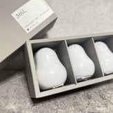soil FRESHEN set standard 珪藻土吸湿脱臭剤 かわいい置物 自然素材 リサイクルアッシュ 炭 靴箱や玄関・クローゼットにおすすめ消臭剤ギフト